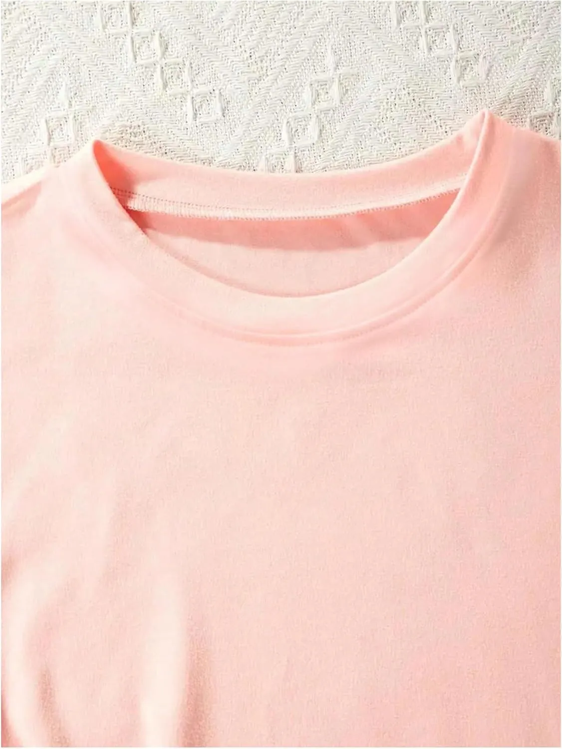 Floerns Girls Floral Print Drop Shoulder Tee Half Sleeve Casual T Shirt