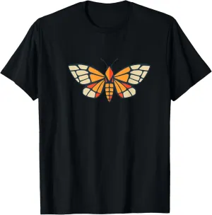 Geometric Butterfly Minimalist Nature-Inspired Design T-Shirt