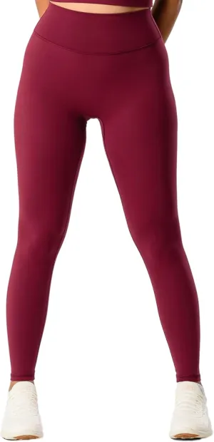 Kamo Fitness Serenity No Front Seam Leggings 25" Inseam Yoga Pants High Waisted Soft Workout Tights