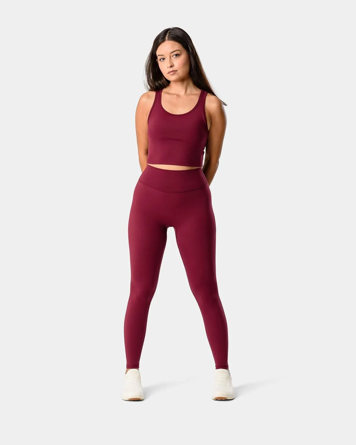 Kamo Fitness Serenity No Front Seam Leggings 25" Inseam Yoga Pants High Waisted Soft Workout Tights