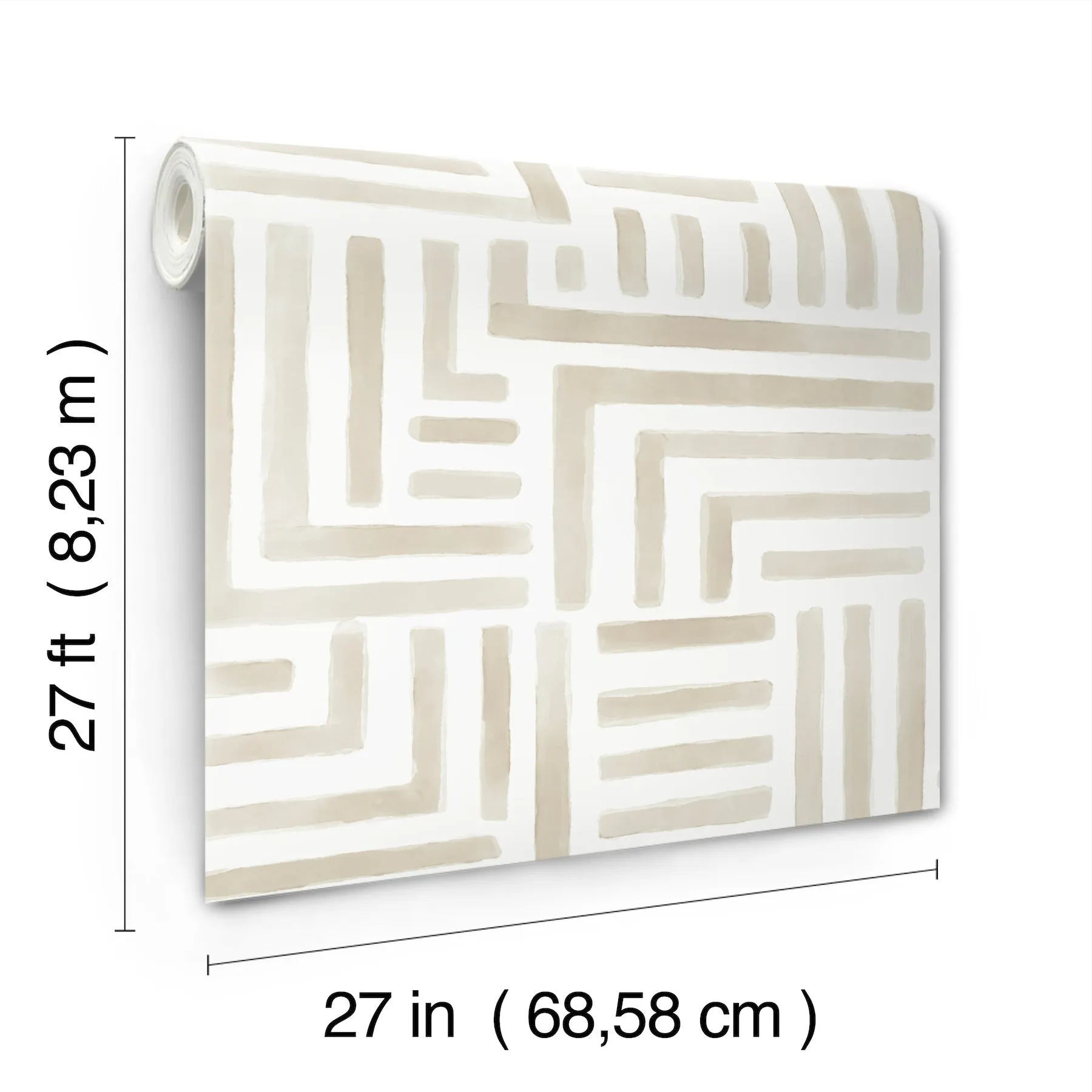 Painterly Labyrinth Wallpaper